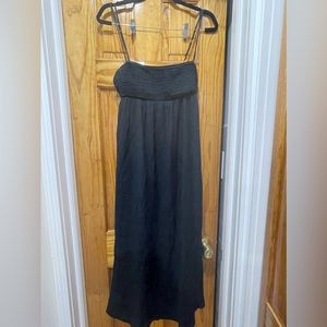A&F midi black dress